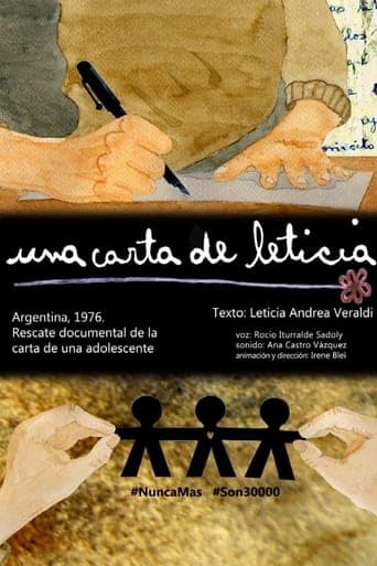 Una carta de Leticia Poster