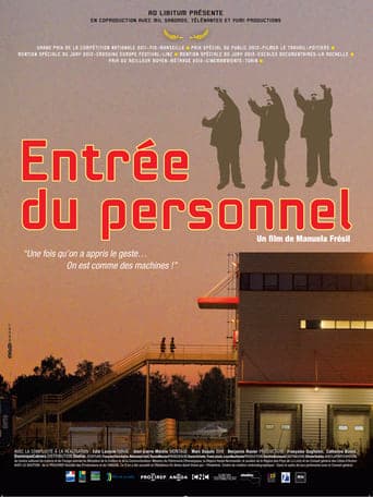 Entrée du personnel Poster