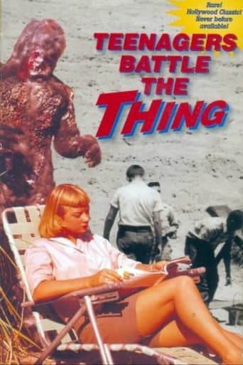 Teenagers Battle the Thing Poster