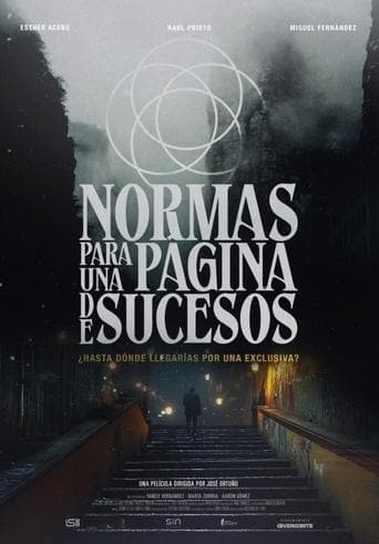 Normas para una página de sucesos Poster