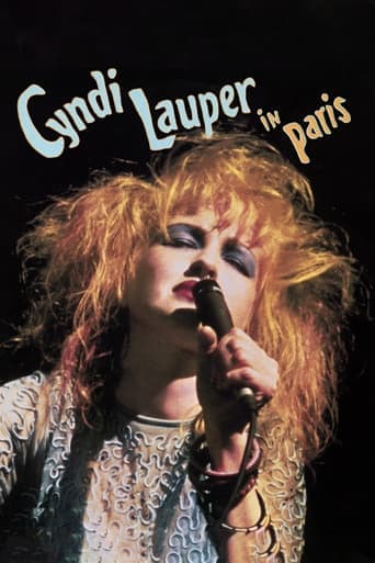 Cyndi Lauper -  Live in Paris Poster