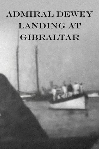 Admiral Dewey Landing at Gibraltar Poster