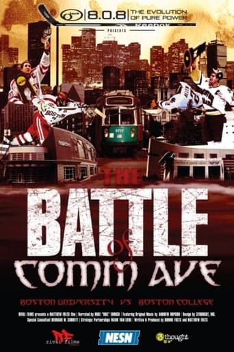 The Battle of Comm Ave.: Boston University vs. Boston College Poster