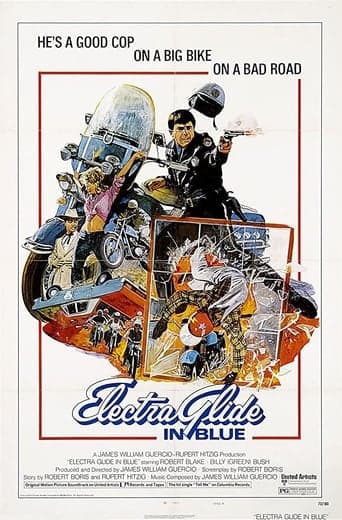 Electra Glide in Blue Poster