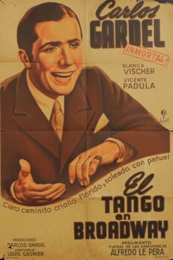 El tango en Broadway Poster