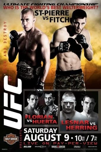 UFC 87: Seek and Destroy Poster