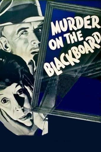 Murder on the Blackboard Poster