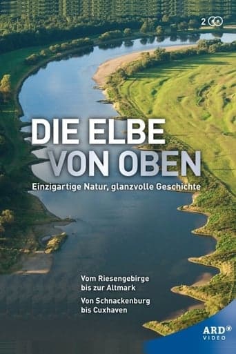 Die Elbe von Oben Poster