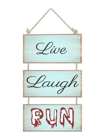 Live, Laugh, Run Poster