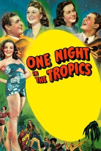 One Night in the Tropics Poster