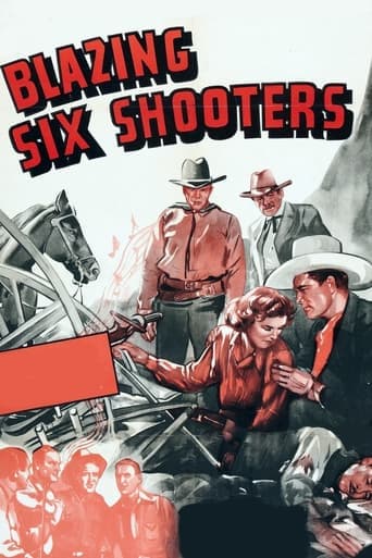 Blazing Six Shooters Poster