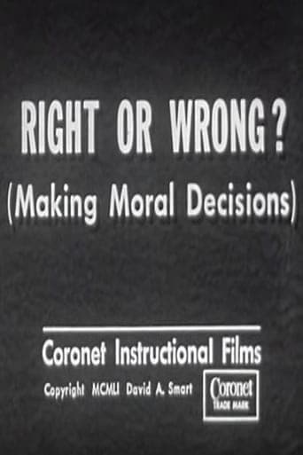 Right or Wrong? (Making Moral Decisions) Poster