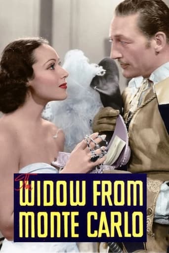 The Widow from Monte Carlo Poster