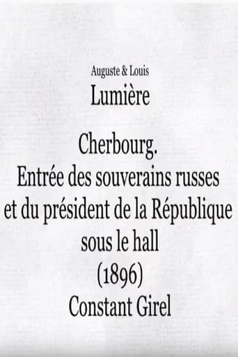 Cherbourg: Entrée des souverains russes et du président de la République sous le hall Poster