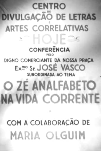 O Zé Analfabeto na Vida Corrente Poster