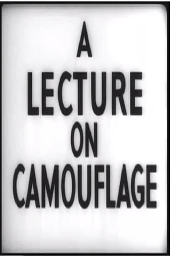 A Lecture on Camouflage Poster