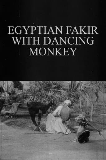 Egyptian Fakir with Dancing Monkey Poster