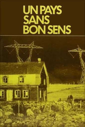 Un pays sans bon sens! Poster