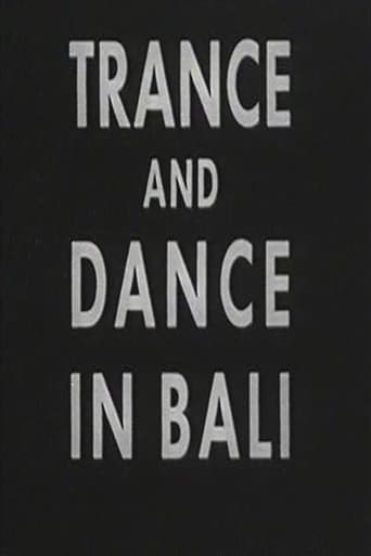 Trance and Dance in Bali Poster