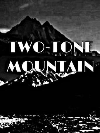 Two-Tone Mountain Poster