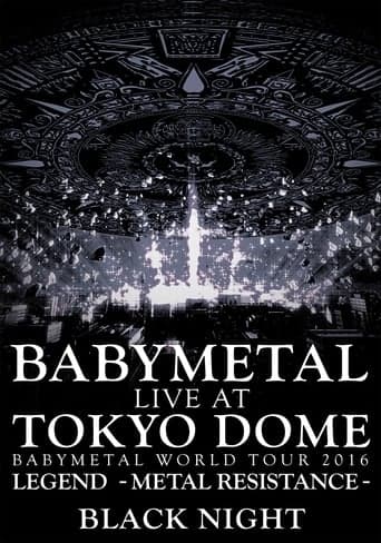 BABYMETAL Live at Tokyo Dome - WORLD TOUR 2016 - LEGEND - METAL RESISTANCE - Black Night Poster