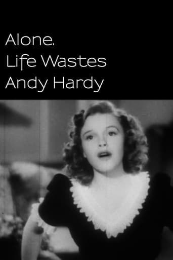 Alone. Life Wastes Andy Hardy Poster