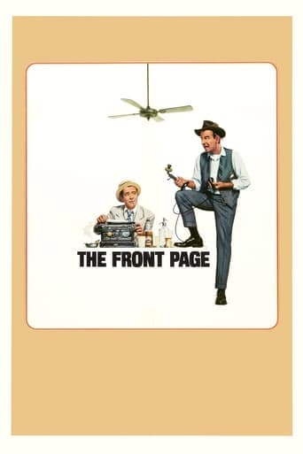 The Front Page Poster