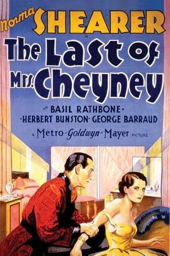 The Last of Mrs. Cheyney Poster