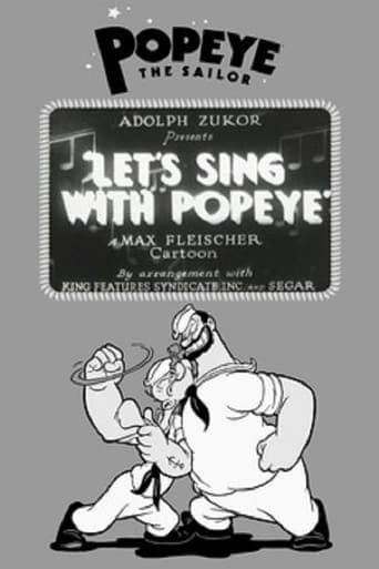 Let's Sing with Popeye Poster