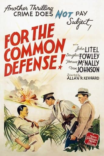 For the Common Defense! Poster