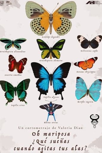 Oh butterfly, what dou you dream of when you flap your wings? Poster