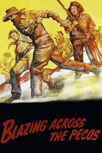 Blazing Across the Pecos Poster