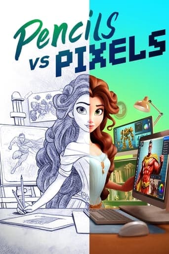 Pencils vs Pixels Poster