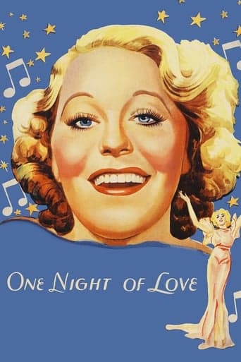 One Night of Love Poster