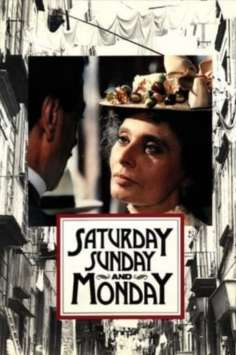 Saturday, Sunday and Monday Poster