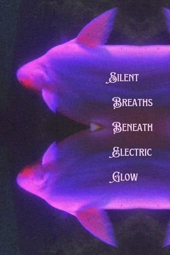 Silent Breaths Beneath Electric Glow Poster