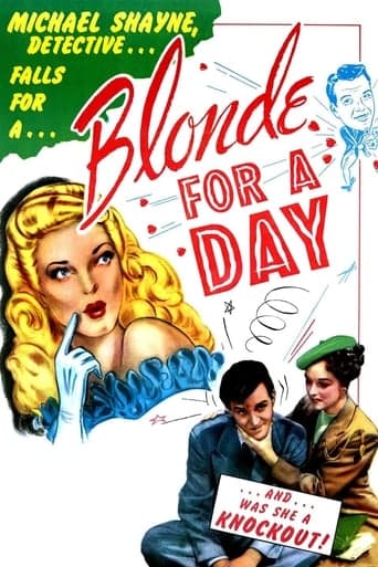 Blonde for a Day Poster