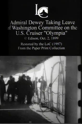 Admiral Dewey Taking Leave of Washington Committee on the U.S. Cruiser 'Olympia' Poster