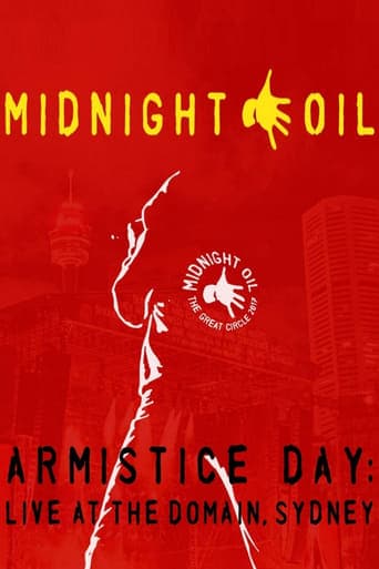 Midnight Oil - Armistice Day: Live At The Domain Sydney Poster